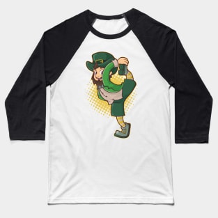 Funny Yoga T-Shirt Cute St Patricks Day Gymnast Backbend Baseball T-Shirt